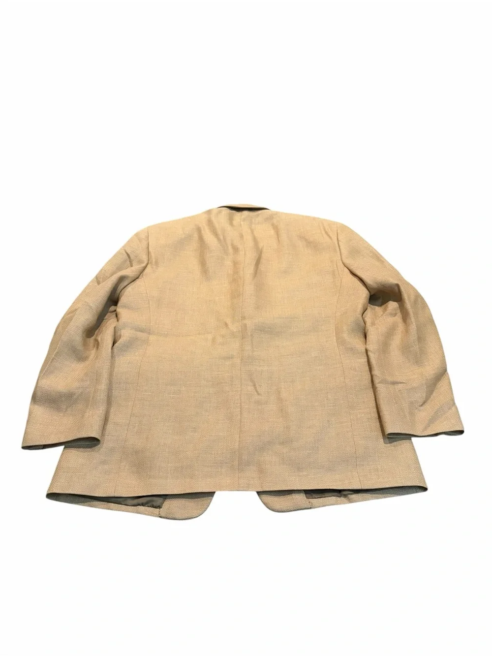 ALFANI vintage linen and wool blend suit coat